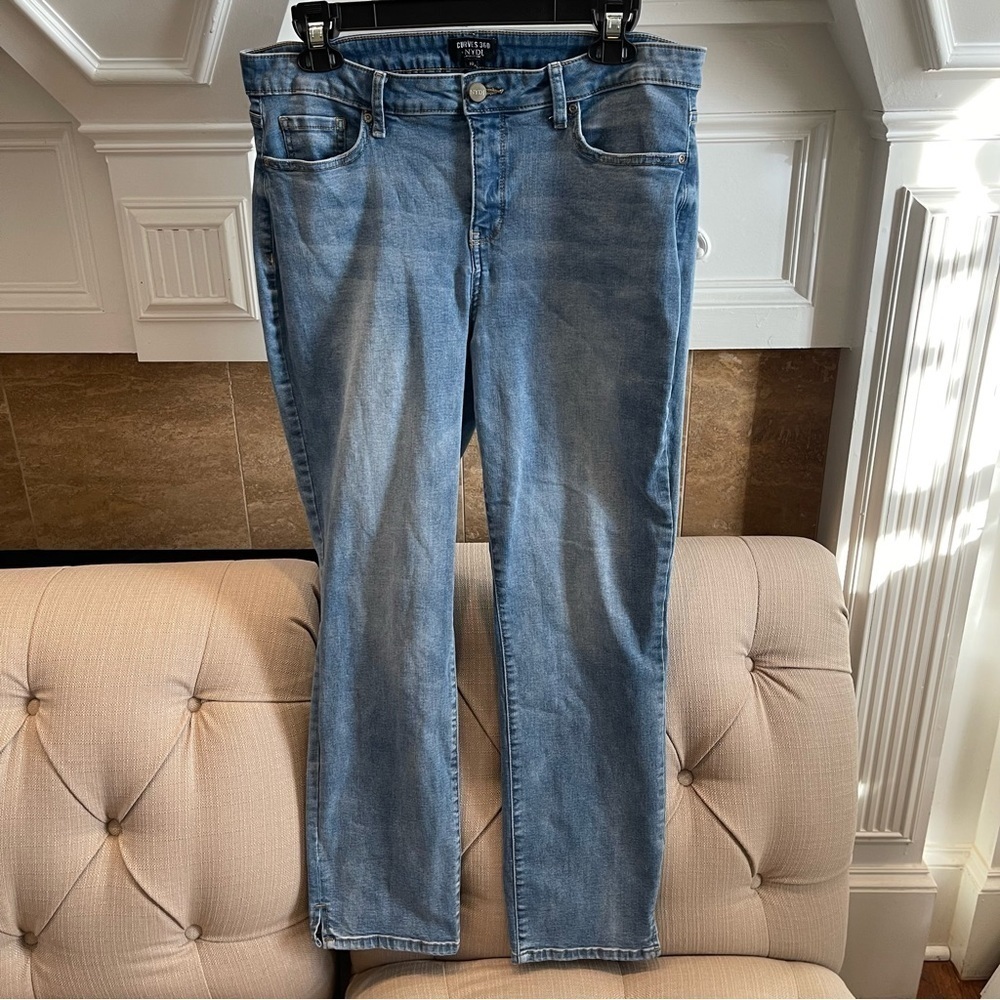 Ad:  Curves 360 By NYDJ Cropped Jeans Women's Sz 10 Blue High Rise